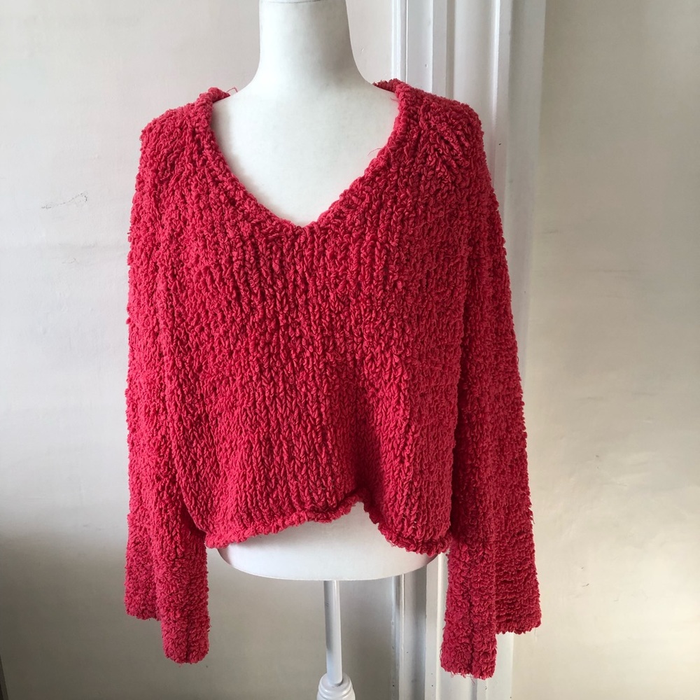 Free People | Sand Dune Pink Knit Sweater